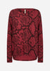 SC-BIARA AOP 145 Blouse Bordeaux