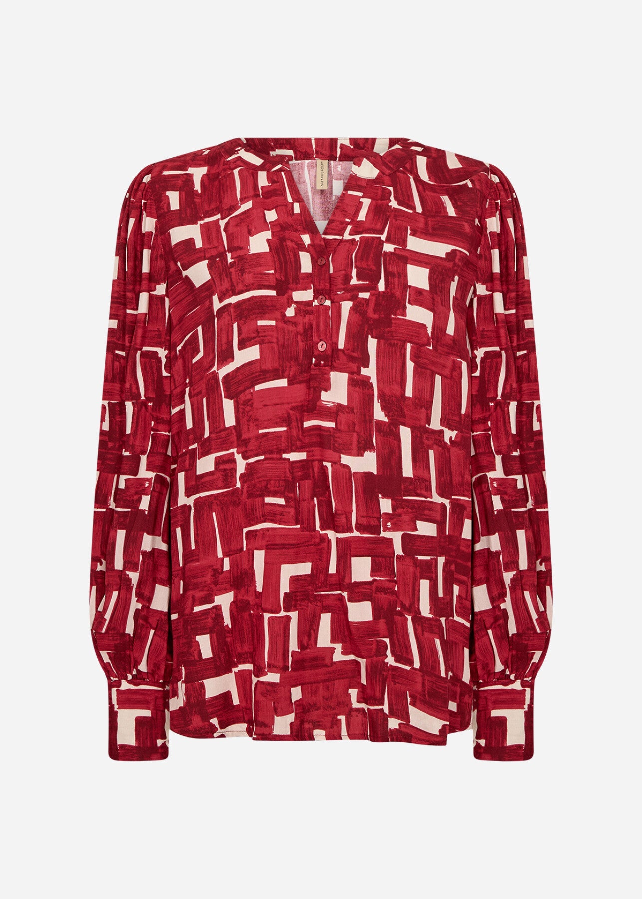 SC-VEBINA 1 Blouse Dark red