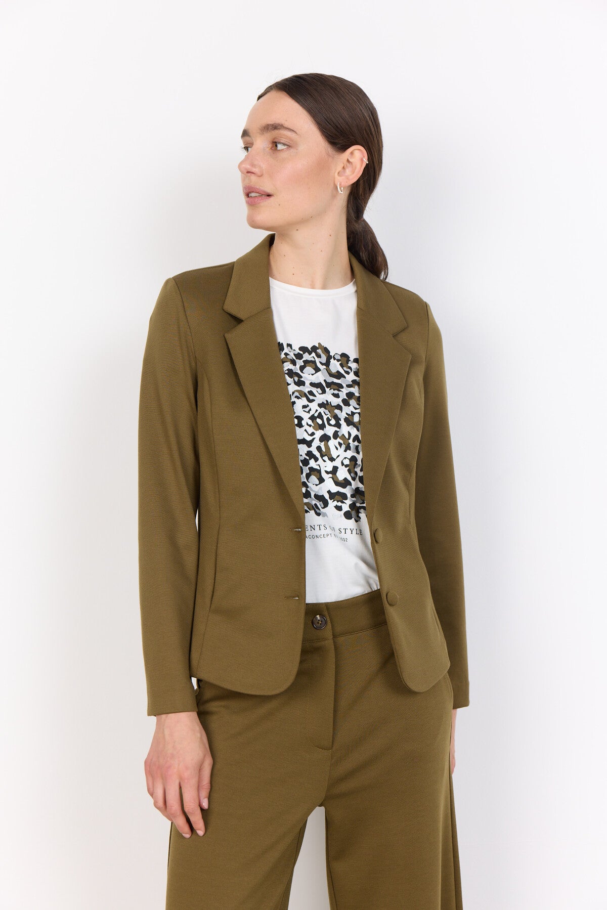 SC-DANIELA 1 Blazer Olive