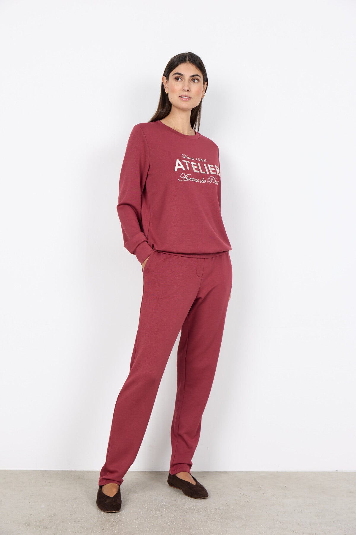 SC-BANU 281 Sweatshirt Ruby red
