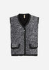 SC-GERTRUD 2 Waistcoat Dark grey