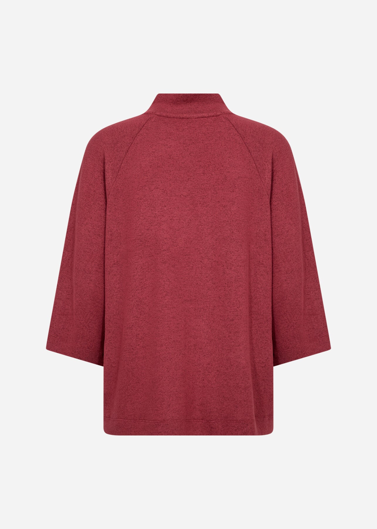 SC-BIARA 151 Blouse Ruby red