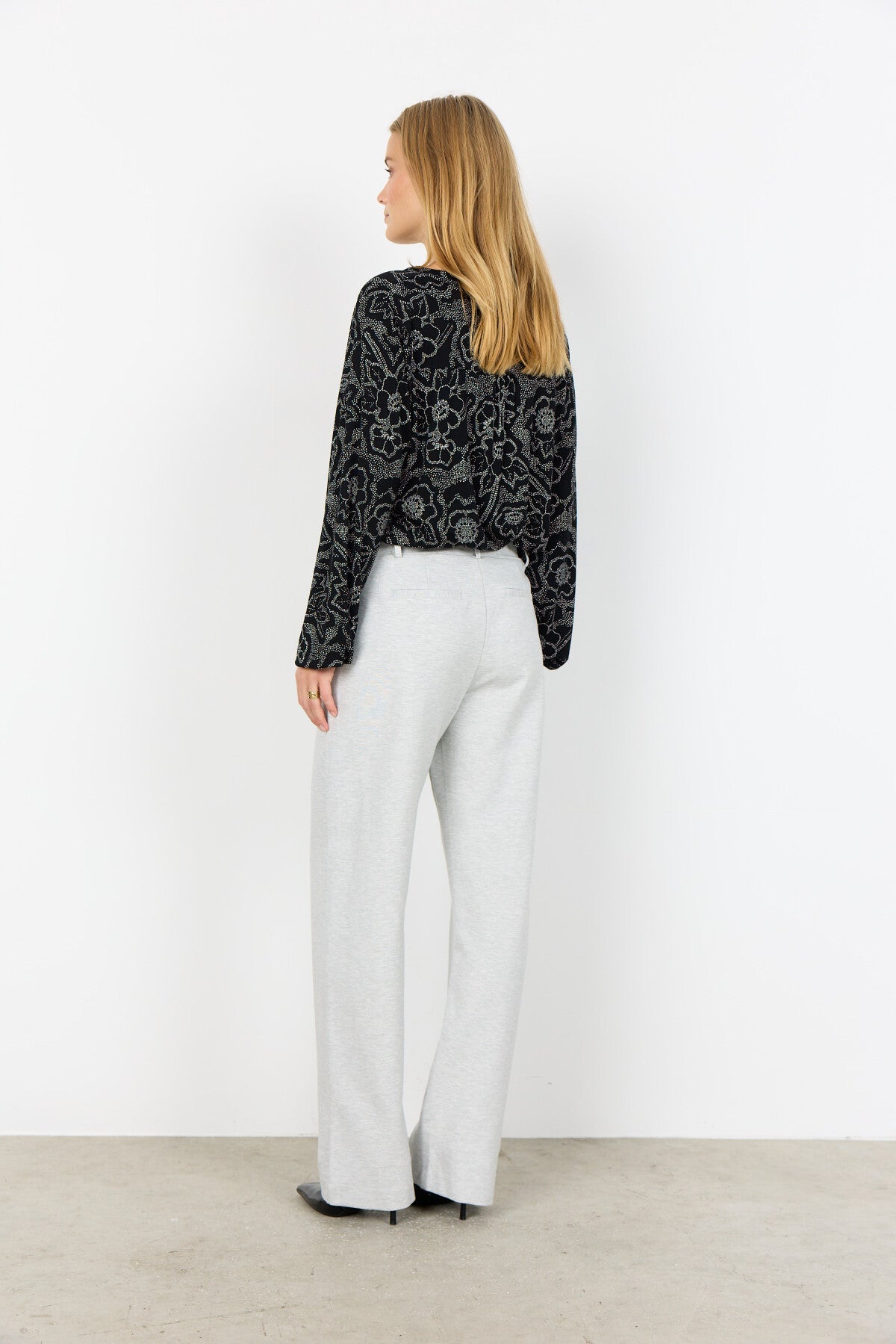 SC-MARICA AOP 347 Blouse Black