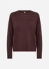SC-HANNELE 1 Pullover Dark plum