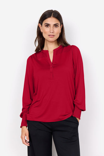 SC-MARICA 303 Blouse Dark red