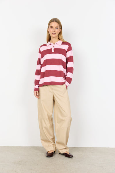 SC-BARNI 48 Blouse Ruby red