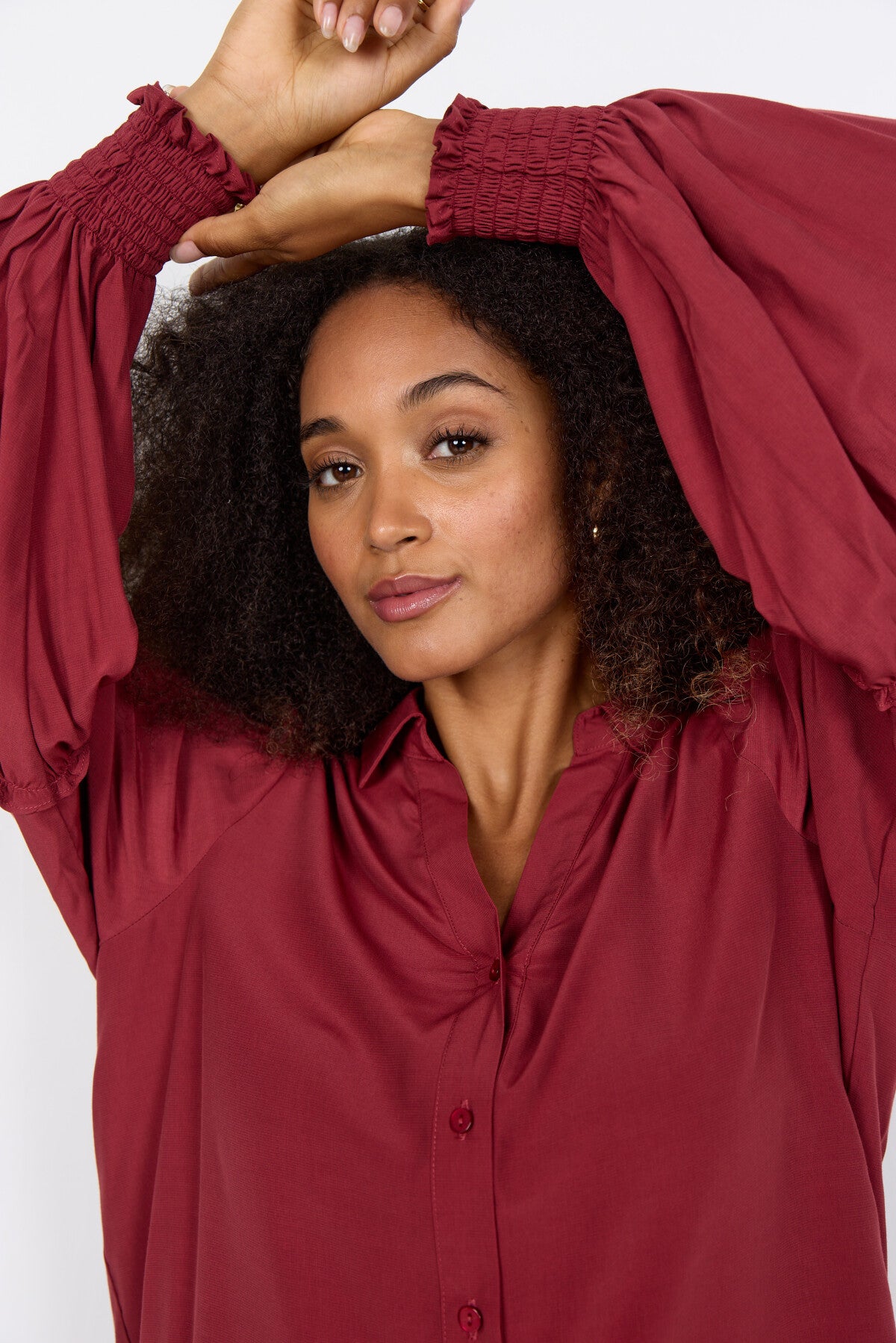 SC-BARBEL 2 Shirt Ruby red