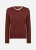SC-DOLLIE 828 Cardigan Ruby red