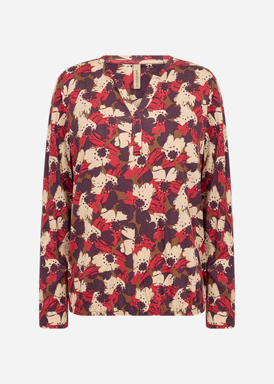 SC-FELICITY AOP 529 Blouse Red