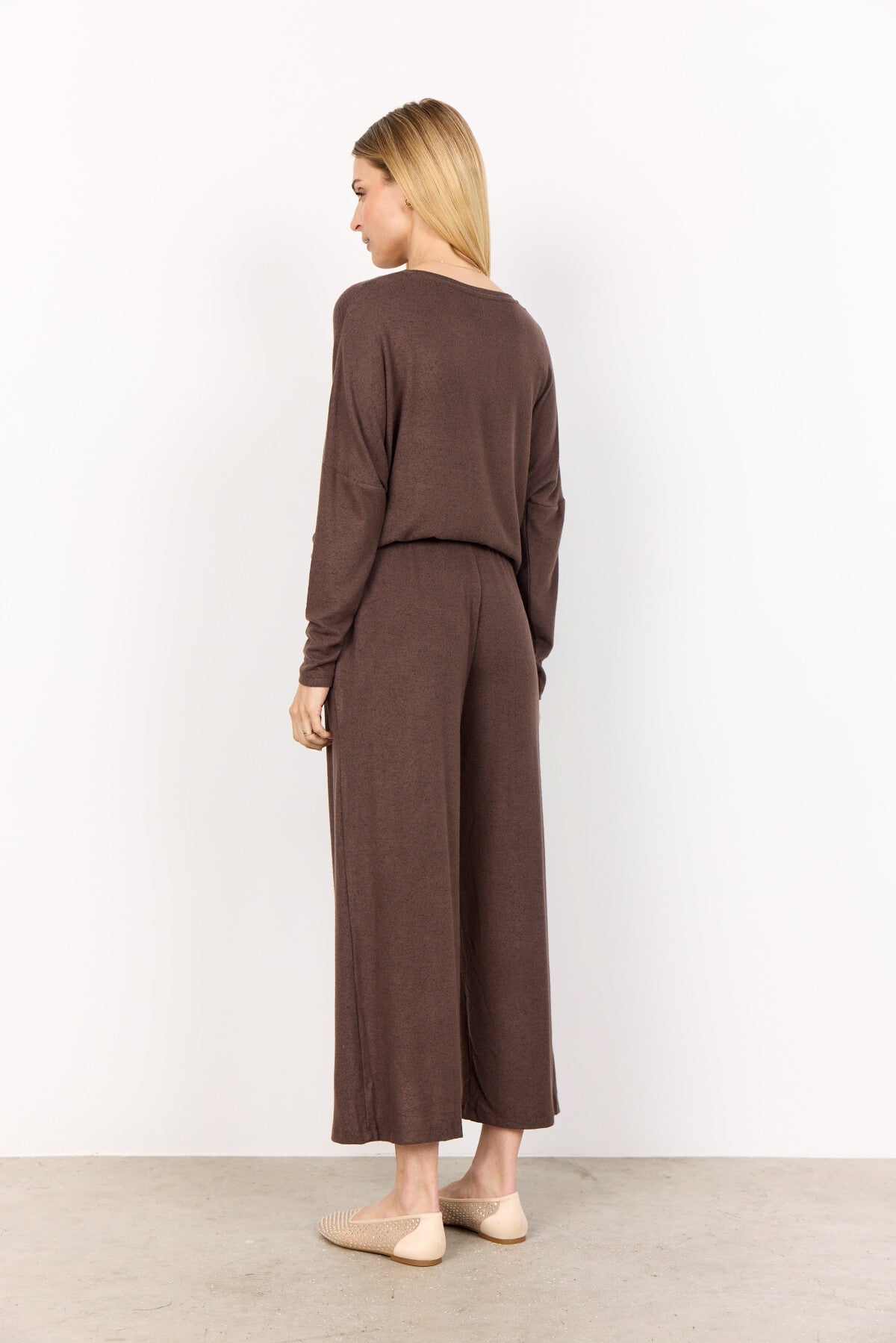 SC-BIARA 1 Blouse Dark brown