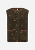 SC-HANNE 2 Waistcoat Dark green