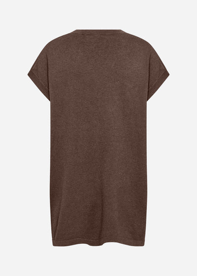 SC-DOLLIE 797 Waistcoat Dark brown