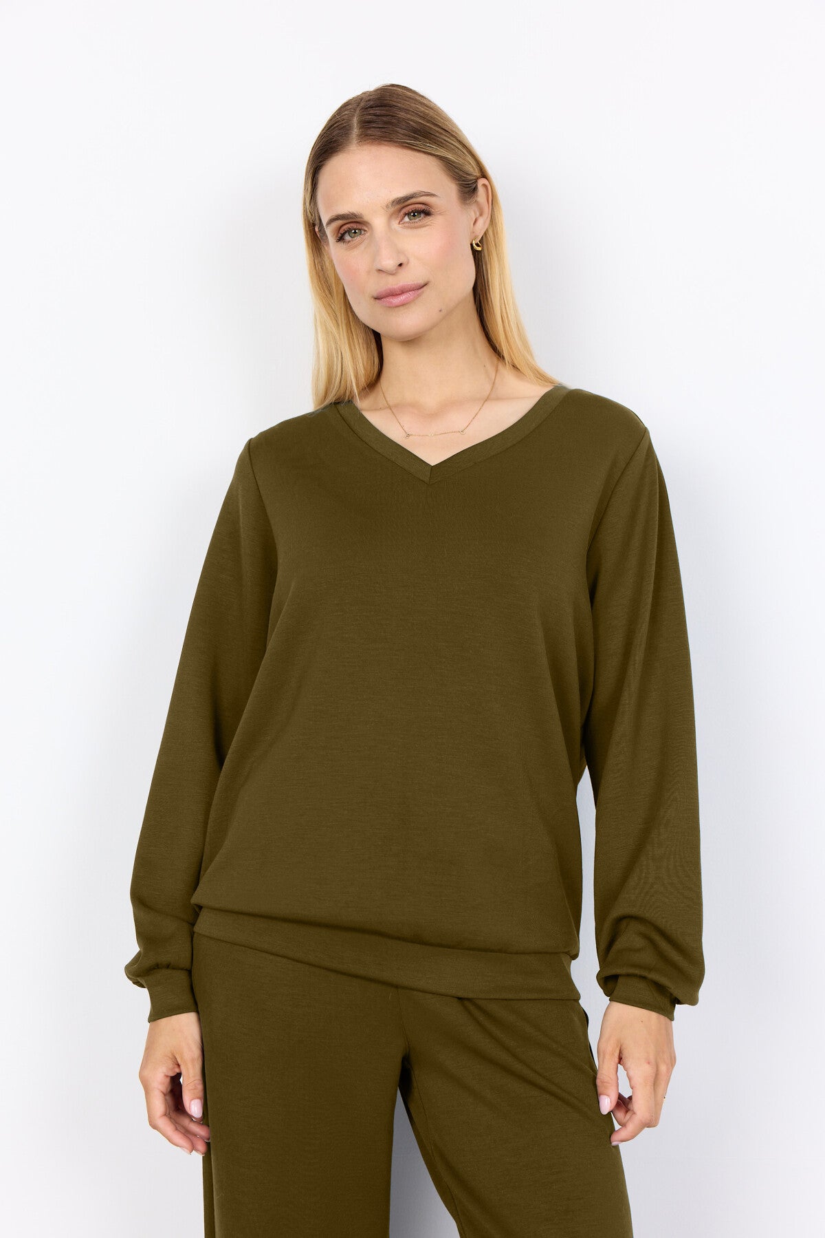 SC-BANU 194 Blouse Dark green