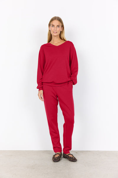 SC-BANU 194 Blouse Dark red