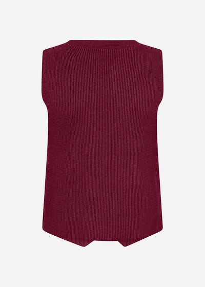 SC-KANITA 27 Waistcoat Bordeaux