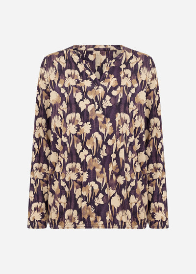 SC-FELICITY AOP 525 Blouse Purple