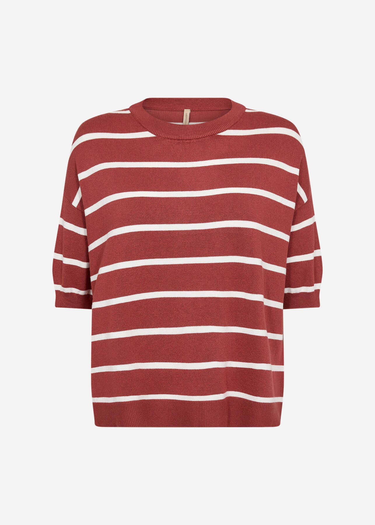 SC-DOLLIE STRIPE 794 Pullover Rust red