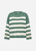 SC-KANITA STRIPE 36 Pullover Green