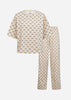 SC-JAIME 1 - AOP SET Pyjamas Dark blue