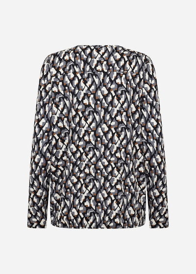 SC-FELICITY AOP 527 Blouse Black