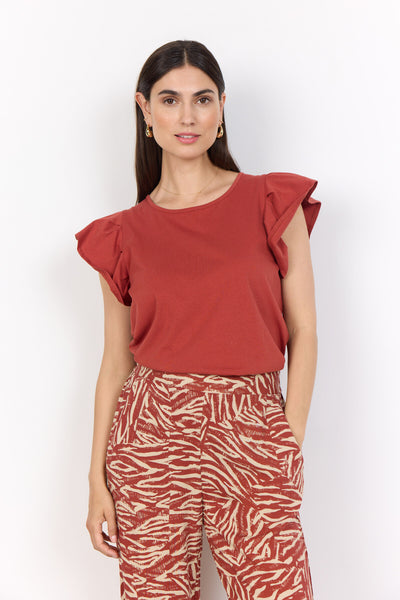 SC-DERBY 52 T-shirt Rust red