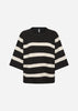 SC-ORLEAN STRIPE 5 Pullover Black