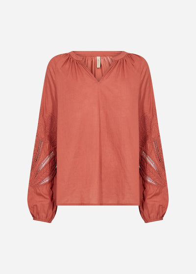SC-CALISTE 21 Blouse Rust red