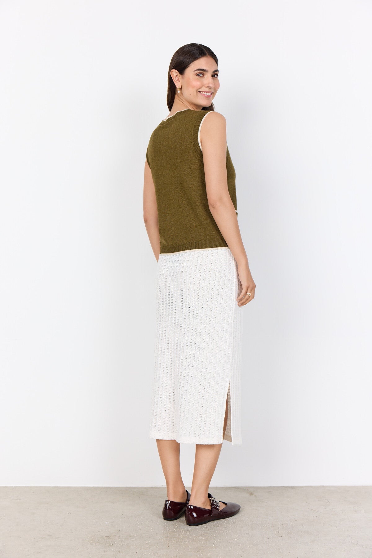 SC-DOLLIE 792 Waistcoat Olive