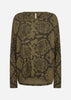 SC-BIARA AOP 145 Blouse Dark green