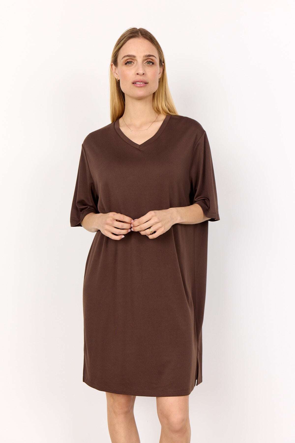 SC-FELUCCA 7 Dress Dark brown