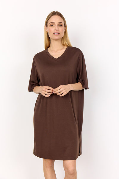 SC-FELUCCA 7 Dress Dark brown