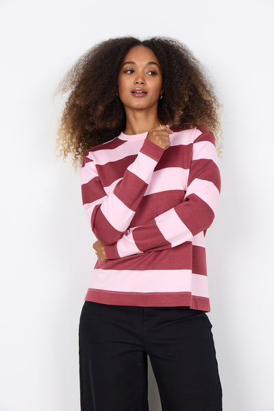 SC-BARNI 47 Blouse Ruby red