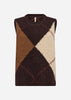 SC-HACER 1 - YD Waistcoat Dark plum