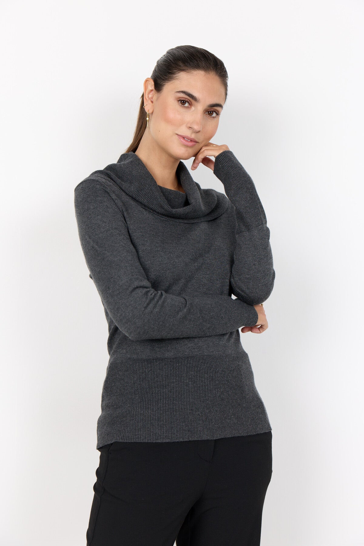 SC-DOLLIE 305 Pullover Dark grey