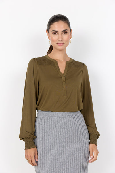 SC-MARICA 303 Blouse Dark green