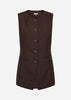 SC-JAVA 1 Waistcoat Dark plum