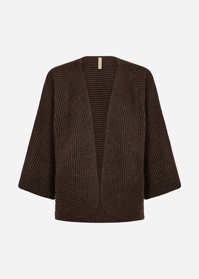 SC-SELEEN 1 Cardigan Dark brown