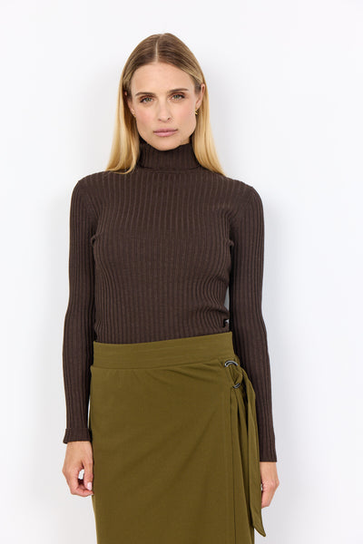 SC-DOLLIE 483 Pullover Dark brown