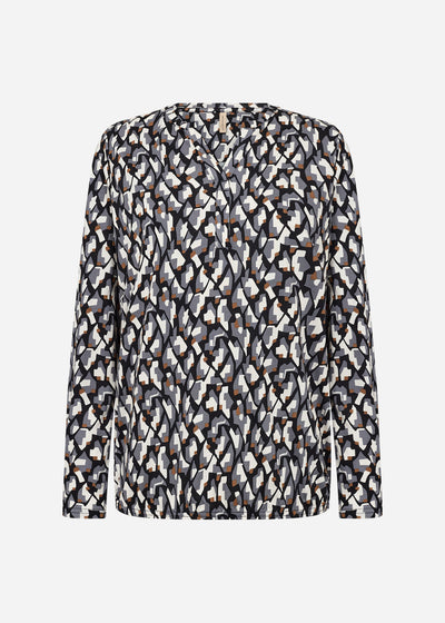 SC-FELICITY AOP 527 Blouse Black