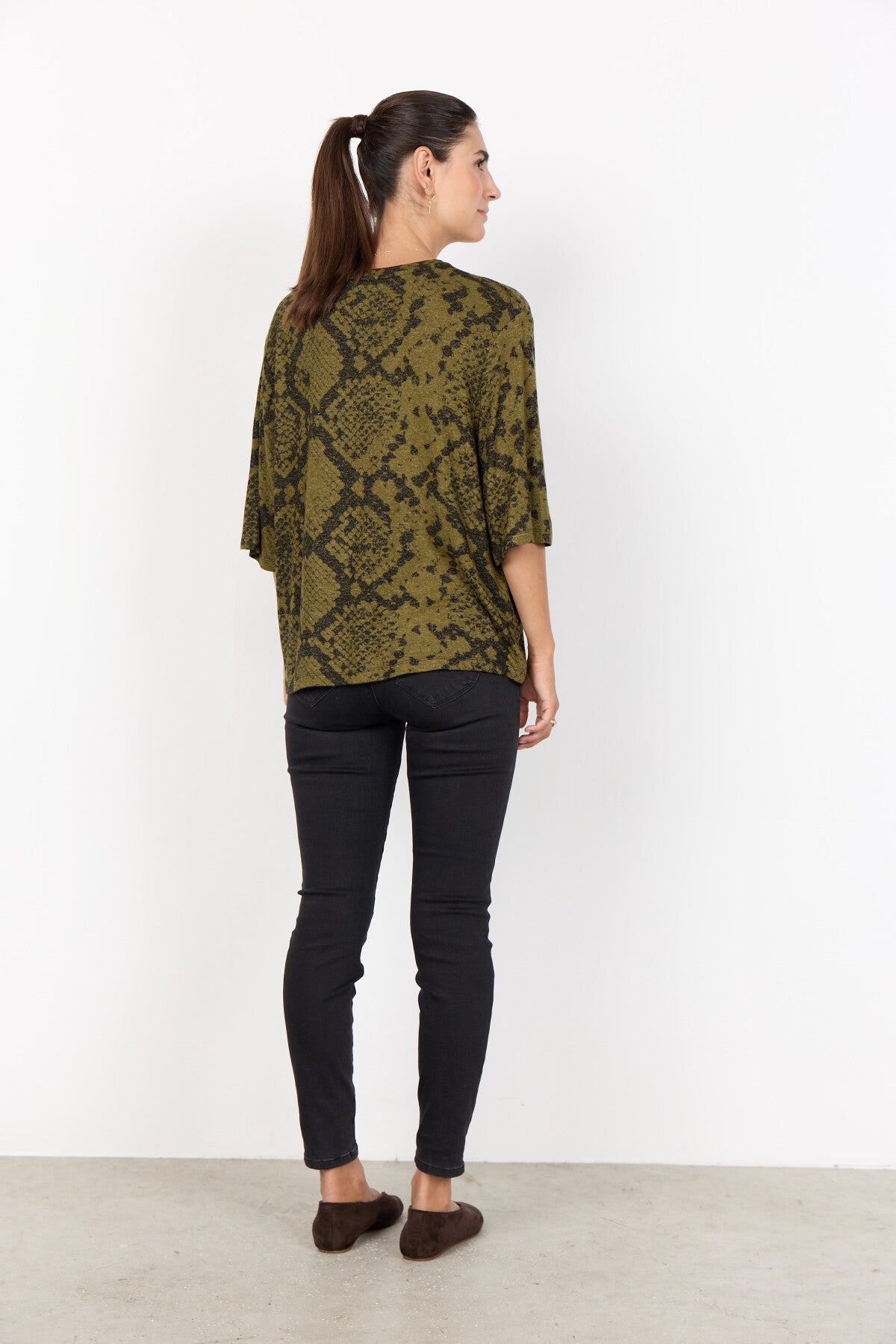 SC-BIARA AOP 144 T-shirt Dark green