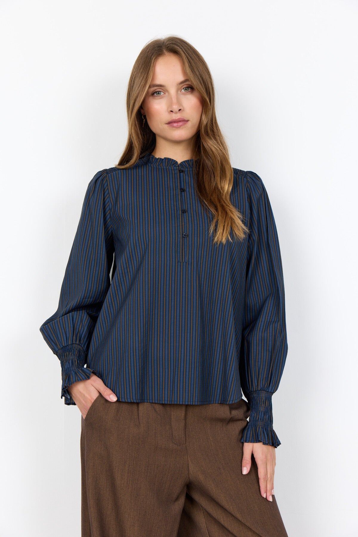 SC-ARIANNE 1 Blouse Dark blue