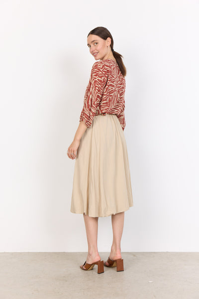 SC-SADE 2 Blouse Rust red