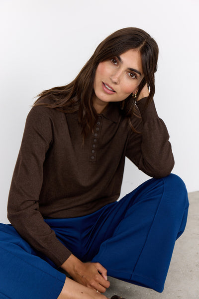SC-DOLLIE 799 Pullover Dark brown