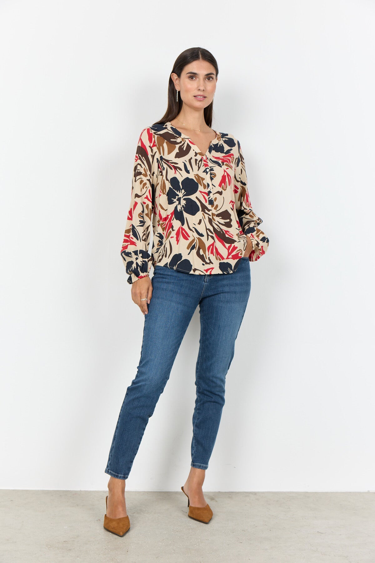 SC-ANNEMAI 1 Blouse Red