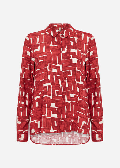 SC-VEBINA 2 Shirt Dark red