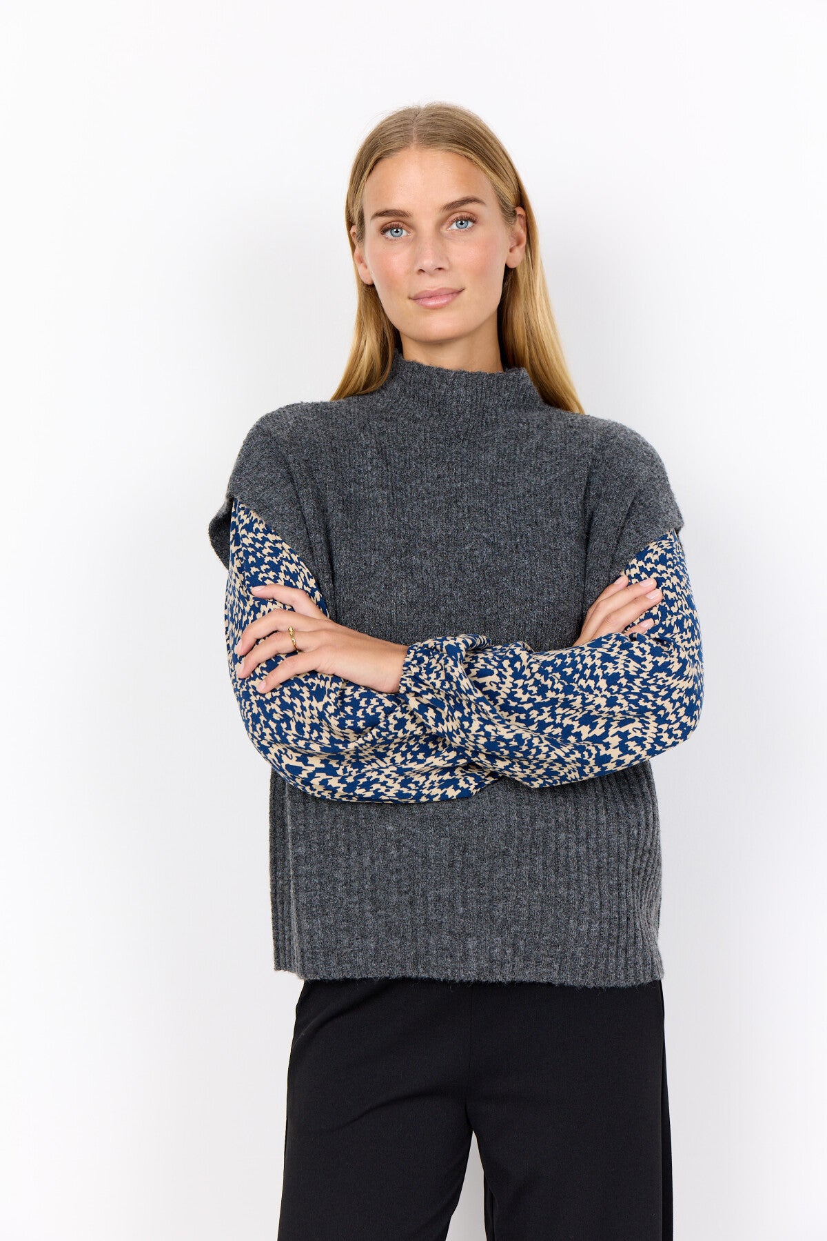 SC-VIRGINIA 1 Waistcoat Dark grey