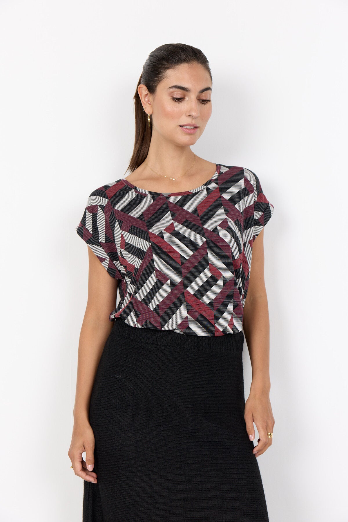 SC-GALINA 67 T-shirt Dark red