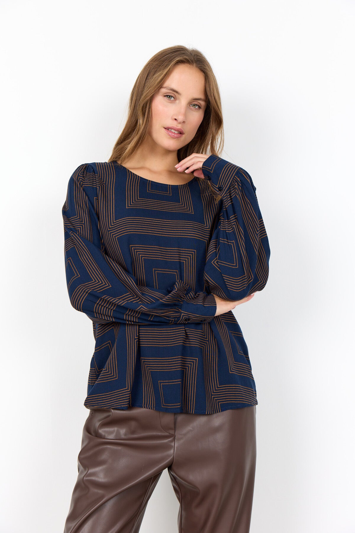 SC-ANNABEL 1 Blouse Dark blue