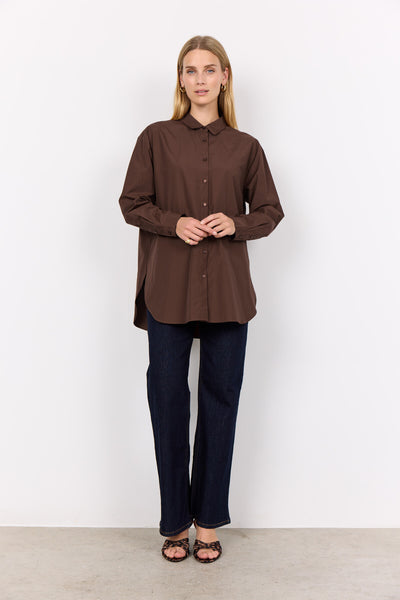 SC-NETTI 52 Shirt Dark brown