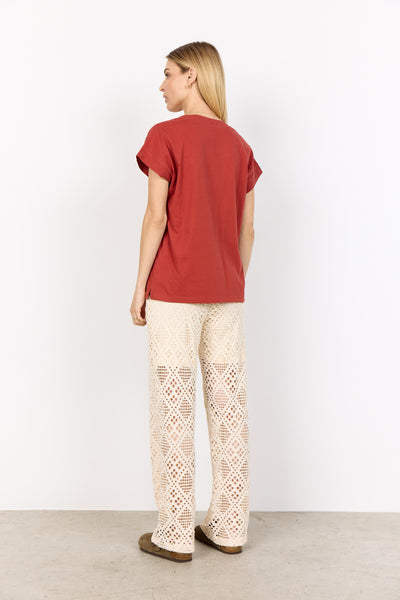 SC-DERBY 27 T-shirt Rust red